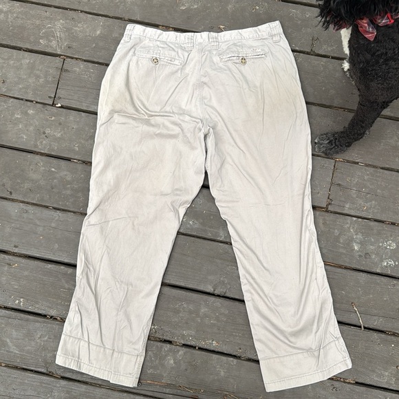 Mountain Khakis Cream Chinos Lightweight Flat Front size 38x30 - Picture 5 of 6